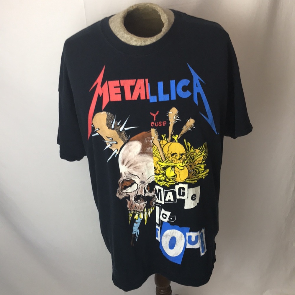 Bravado Metallica black graphic t-shirt Sz L